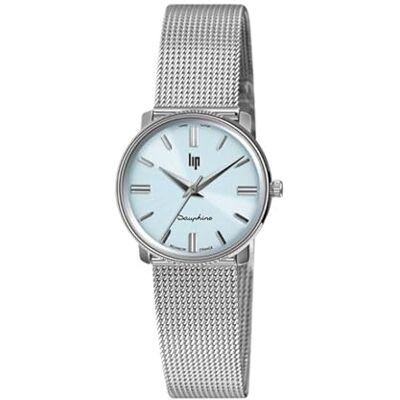 Lip Montre Dauphine 29mm Cadran Bleu - Publicité Lip Montre Dauphine 29mm Cadran Bleu - Publicité