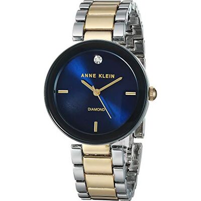 Anne Klein Femmes Analogique Quartz Japonaise Montre avec Bracelet en Métal 086702627189 - Publicité Anne Klein Femmes Analogique Quartz Japonaise Montre avec Bracelet en Métal 086702627189 - Publicité