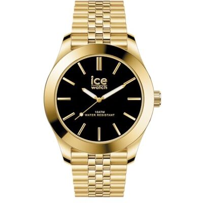 WATCH Ice Steel Gold Black Montre dorée pour Femme avec Bracelet en Acier Inoxydable (Small) - Publicité WATCH Ice Steel Gold Black Montre dorée pour Femme avec Bracelet en Acier Inoxydable (Small) - Publicité