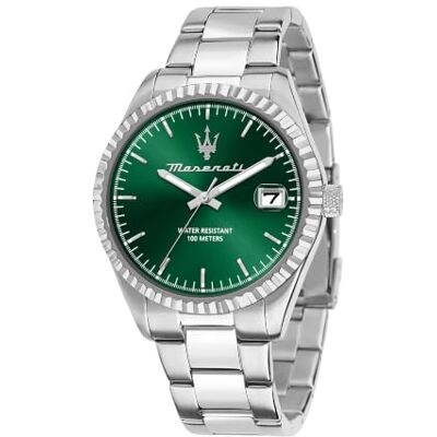 Maserati Montre Homme, Heure, Date, Analogique, 43 mm, Collection COMPETIZIONE, Cadeau Mari - Publicité Maserati Montre Homme, Heure, Date, Analogique, 43 mm, Collection COMPETIZIONE, Cadeau Mari - Publicité