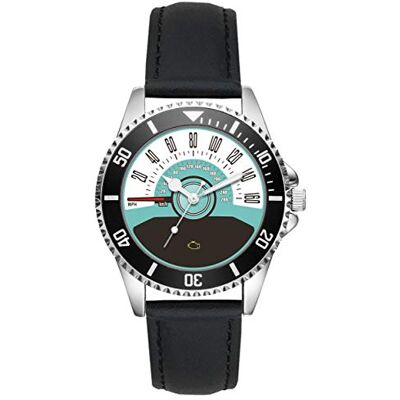 KIESENBERG Montre Homme Cadeau pour Ford Mustang Vintage Fans Cockpit Compteur de Vitesse Quartz Analogique Montre-Bracelet - Publicité KIESENBERG Montre Homme Cadeau pour Ford Mustang Vintage Fans Cockpit Compteur de Vitesse Quartz Analogique Montre-Bracelet - Publicité