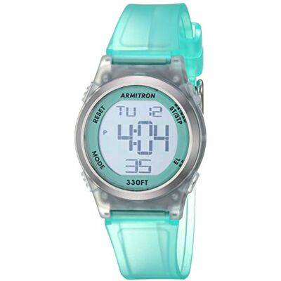 Armitron Sport Women's Digital Chronograph Resin Strap Watch, 45/7102 - Publicité Armitron Sport Women's Digital Chronograph Resin Strap Watch, 45/7102 - Publicité