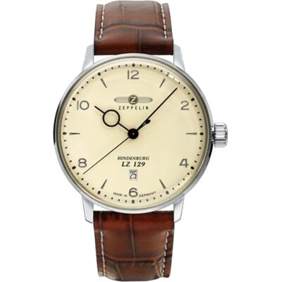 Zeppelin LZ129 Hindenburg Montre pour homme avec mouvement à quartz ETA et date - Publicité Zeppelin LZ129 Hindenburg Montre pour homme avec mouvement à quartz ETA et date - Publicité