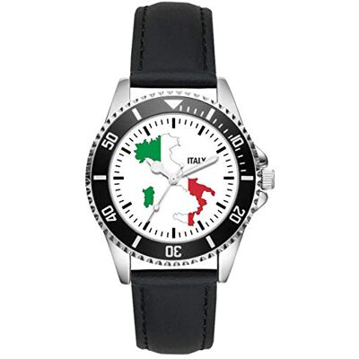 KIESENBERG Montre Homme Cadeau pour Italie Fan Quartz Analogique Montre-Bracelet - Publicité KIESENBERG Montre Homme Cadeau pour Italie Fan Quartz Analogique Montre-Bracelet - Publicité