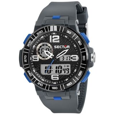 Sector No Limits Sector Montre Homme, Collection EX-28, en ABS, polyuréthane R3251532001 - Publicité Sector No Limits Sector Montre Homme, Collection EX-28, en ABS, polyuréthane R3251532001 - Publicité