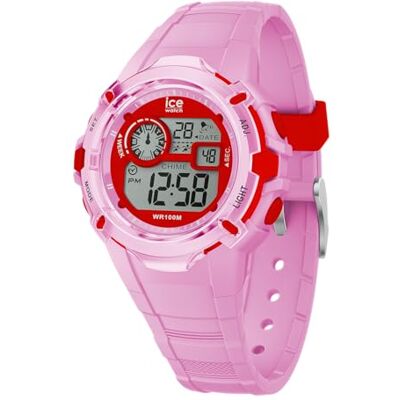 WATCH Ice Digit Explorer Lovely Pink Montre Rose pour Fille avec Bracelet en Silicone (Small) - Publicité WATCH Ice Digit Explorer Lovely Pink Montre Rose pour Fille avec Bracelet en Silicone (Small) - Publicité
