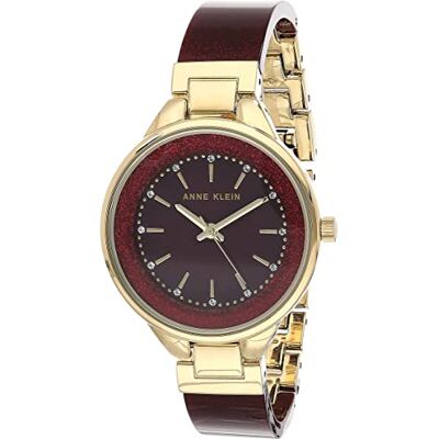 Anne Klein Femmes Analogique Quartz Japonais Montre avec Bracelet en Plastique 086702608607 - Publicité Anne Klein Femmes Analogique Quartz Japonais Montre avec Bracelet en Plastique 086702608607 - Publicité