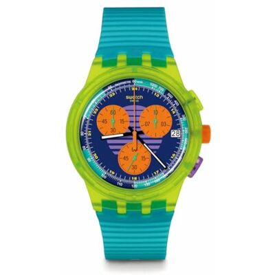 Swatch Montre Neon Wave - Publicité Swatch Montre Neon Wave - Publicité