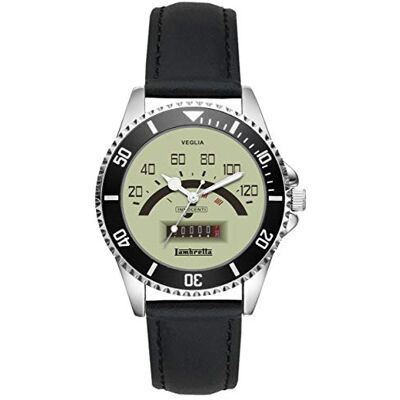 KIESENBERG Montre Homme Cadeau pour Lambretta Fans Cockpit Compteur de Vitesse Quartz Analogique Montre-Bracelet - Publicité KIESENBERG Montre Homme Cadeau pour Lambretta Fans Cockpit Compteur de Vitesse Quartz Analogique Montre-Bracelet - Publicité