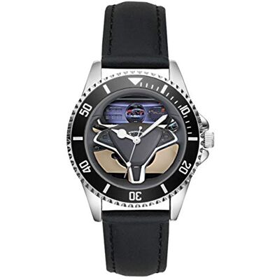 KIESENBERG Montre Homme Cadeau pour Tesla S Fans Cockpit Quartz Analogique Montre-Bracelet - Publicité KIESENBERG Montre Homme Cadeau pour Tesla S Fans Cockpit Quartz Analogique Montre-Bracelet - Publicité