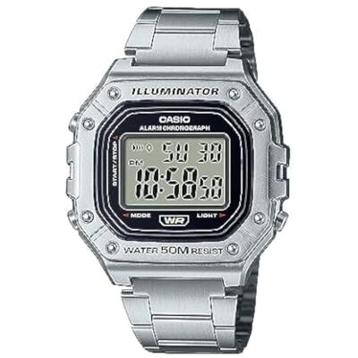 Casio Série W218H Montre numérique pour Homme 50M WR Chronomètre 1/100 Seconde Chronographe 100 Secondes Rétroéclairage LED Compte à rebours Alarme Quotidienne Signal horaire - Publicité Casio Série W218H Montre numérique pour Homme 50M WR Chronomètre 1/100 Seconde Chronographe 100 Secondes Rétroéclairage LED Compte à rebours Alarme Quotidienne Signal horaire - Publicité