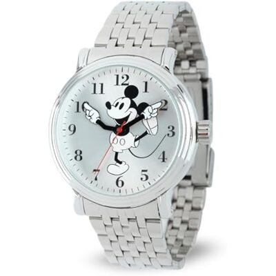 Disney Hommes Analogique Quartz Japonais Montre avec Bracelet en Métal - Publicité Disney Hommes Analogique Quartz Japonais Montre avec Bracelet en Métal - Publicité