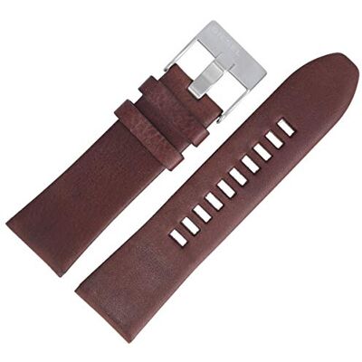 Diesel Bracelet De Montre 27mm Cuir Marron DZ-1399 - Publicité Diesel Bracelet De Montre 27mm Cuir Marron DZ-1399 - Publicité