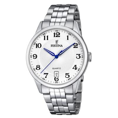 Festina Montre dateur Acero Clasico - Publicité Festina Montre dateur Acero Clasico - Publicité