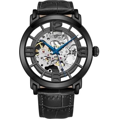 Stuhrling Original Winchester 44 Elite Montre Squelette pour Homme à remontage Automatique Montre mécanique pour Homme - Publicité Stuhrling Original Winchester 44 Elite Montre Squelette pour Homme à remontage Automatique Montre mécanique pour Homme - Publicité