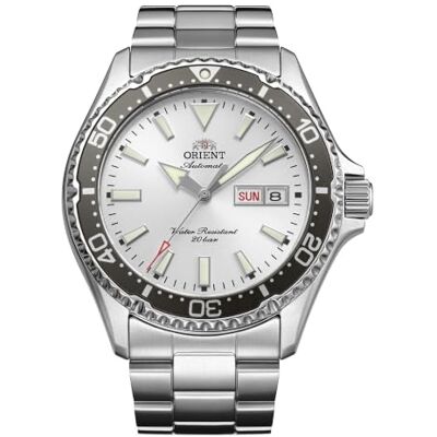Orient Kamasu Montre de plongée Automatique en Acier Inoxydable avec Verre Saphir 200 m - Publicité Orient Kamasu Montre de plongée Automatique en Acier Inoxydable avec Verre Saphir 200 m - Publicité