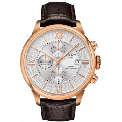 Tissot Herren Chronograph Automatik Armbanduhr Chemin des Tourelles - Publicité Tissot Herren Chronograph Automatik Armbanduhr Chemin des Tourelles - Publicité