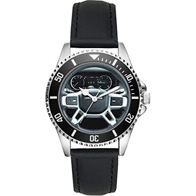 KIESENBERG Montre Homme Cadeau pour Land Rover Defender Fans Cockpit Quartz Analogique Montre-Bracelet - Publicité KIESENBERG Montre Homme Cadeau pour Land Rover Defender Fans Cockpit Quartz Analogique Montre-Bracelet - Publicité