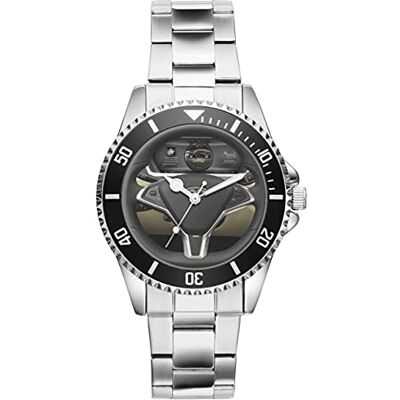 KIESENBERG Montre Homme Cadeau pour Tesla X Fans Cockpit Quartz Analogique Montre-Bracelet 20939 - Publicité KIESENBERG Montre Homme Cadeau pour Tesla X Fans Cockpit Quartz Analogique Montre-Bracelet 20939 - Publicité