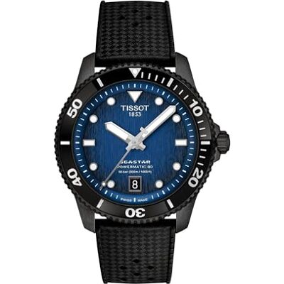 Montre Tissot Analogique Automatique pour Hommes Seastar 1000 - Publicité Montre Tissot Analogique Automatique pour Hommes Seastar 1000 - Publicité