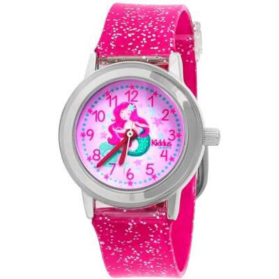 Kiddus Montre pour Fille, Montre Bracelet Enfants avec Paillettes, Cadeu Apprentissage, Analogic Enfant à partir de 5 Ans - Publicité Kiddus Montre pour Fille, Montre Bracelet Enfants avec Paillettes, Cadeu Apprentissage, Analogic Enfant à partir de 5 Ans - Publicité
