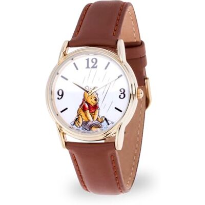 Disney Montre analogique à Quartz Unisexe pour Adulte avec Bracelet en Cuir , Marron, Montre à Quartz - Publicité Disney Montre analogique à Quartz Unisexe pour Adulte avec Bracelet en Cuir , Marron, Montre à Quartz - Publicité