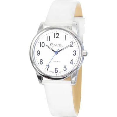 Ravel Plus Montre Unisexe du Quotidien avec Bracelet en Cuir Microfibre Quartz Analogique Japonais RP - Publicité Ravel Plus Montre Unisexe du Quotidien avec Bracelet en Cuir Microfibre Quartz Analogique Japonais RP - Publicité