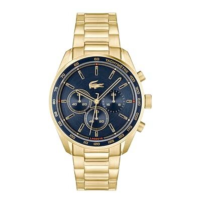 Lacoste Montre à Trois Aiguilles pour Homme avec Bracelet en Acier Blanc argenté - Publicité Lacoste Montre à Trois Aiguilles pour Homme avec Bracelet en Acier Blanc argenté - Publicité