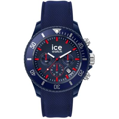WATCH Ice Chrono Montre pour homme avec bracelet en silicone Chrono (Large) - Publicité WATCH Ice Chrono Montre pour homme avec bracelet en silicone Chrono (Large) - Publicité