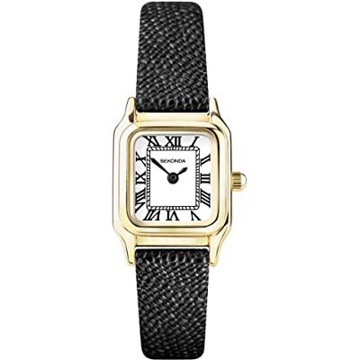 Sekonda Monica Montre analogique pour Femme Cadran 20 mm Verre minéral, boîtier plaqué ion, mouvement à quartz japonais - Publicité Sekonda Monica Montre analogique pour Femme Cadran 20 mm Verre minéral, boîtier plaqué ion, mouvement à quartz japonais - Publicité