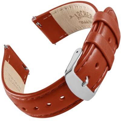 Archer Watch Straps Bracelets de Montre en Cuir de Grain Supérieur à Fixation Rapide - Publicité Archer Watch Straps Bracelets de Montre en Cuir de Grain Supérieur à Fixation Rapide - Publicité