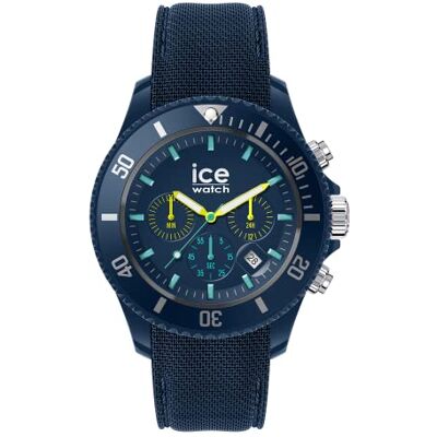 Watch ICE chrono Montre pour homme avec bracelet en silicone Chrono (Large) - Publicité Watch ICE chrono Montre pour homme avec bracelet en silicone Chrono (Large) - Publicité