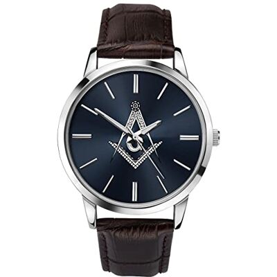 Sekonda Montre Homme Quartz Analogique Cadran Bleu Bracelet Cuir Marron - Publicité Sekonda Montre Homme Quartz Analogique Cadran Bleu Bracelet Cuir Marron - Publicité