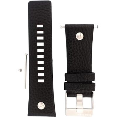 Diesel Montres pour Hommes 28mm, Cuir Noir, Bande de Rechange Originale pour DZ7125 - Publicité Diesel Montres pour Hommes 28mm, Cuir Noir, Bande de Rechange Originale pour DZ7125 - Publicité