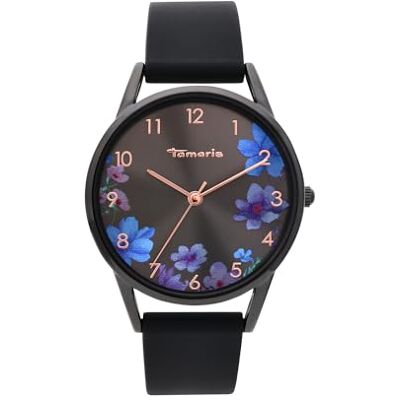 Tamaris Montre pour Femmes Montre-Bracelet pour Femmes en Différentes Couleurs Boîtier Rund Auch avec Blumen-Motiven, Étanche - Publicité Tamaris Montre pour Femmes Montre-Bracelet pour Femmes en Différentes Couleurs Boîtier Rund Auch avec Blumen-Motiven, Étanche - Publicité