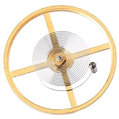 01 02 015 Pièce de réparation de balancier de montre, ressort spiral à oscillation complète résistant à l'oxydation, balancier de mouvement de montre pour réparation de montres pour horlogers - Publicité 01 02 015 Pièce de réparation de balancier de montre, ressort spiral à oscillation complète résistant à l'oxydation, balancier de mouvement de montre pour réparation de montres pour horlogers - Publicité