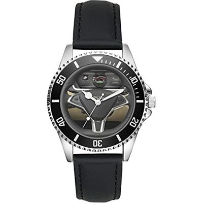 KIESENBERG Montre Homme Cadeau pour Tesla X Fans Cockpit Quartz Analogique Montre-Bracelet - Publicité KIESENBERG Montre Homme Cadeau pour Tesla X Fans Cockpit Quartz Analogique Montre-Bracelet - Publicité