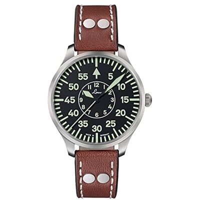LACO Zurich.2 40 Aviator Montre fabriquée en Allemagne 40 mm de diamètre Montre à quartz haute qualité Motif arbre B Qualité unique Ouvrier exceptionnel Étanche - Publicité LACO Zurich.2 40 Aviator Montre fabriquée en Allemagne 40 mm de diamètre Montre à quartz haute qualité Motif arbre B Qualité unique Ouvrier exceptionnel Étanche - Publicité