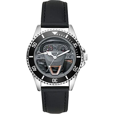 KIESENBERG Montre Homme Cadeau pour Seat Ibiza Fans Cockpit Quartz Analogique Montre-Bracelet - Publicité KIESENBERG Montre Homme Cadeau pour Seat Ibiza Fans Cockpit Quartz Analogique Montre-Bracelet - Publicité