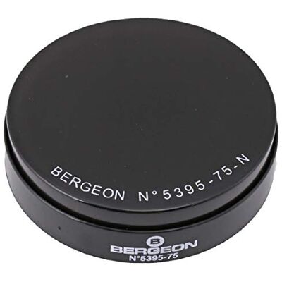 Bergeon 5395-75-N Coussin de boîtier de montre en gel souple 75 mm Noir outil - Publicité Bergeon 5395-75-N Coussin de boîtier de montre en gel souple 75 mm Noir outil - Publicité