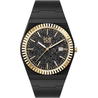 WATCH Ice Power PW1 Black Glitter GD Montre Noire pour Femme avec Bracelet en Silicone (Small) - Publicité WATCH Ice Power PW1 Black Glitter GD Montre Noire pour Femme avec Bracelet en Silicone (Small) - Publicité