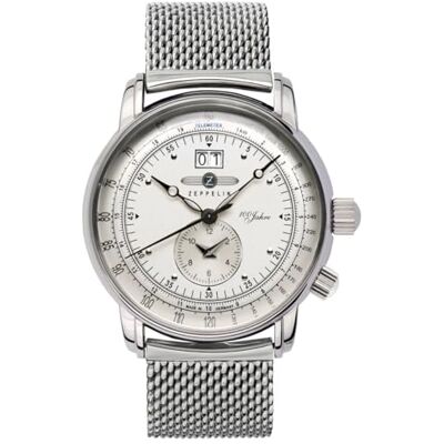 Zeppelin Watches Montre Homme Quartz Analogique Bracelet Acier Inoxydable - Publicité Zeppelin Watches Montre Homme Quartz Analogique Bracelet Acier Inoxydable - Publicité