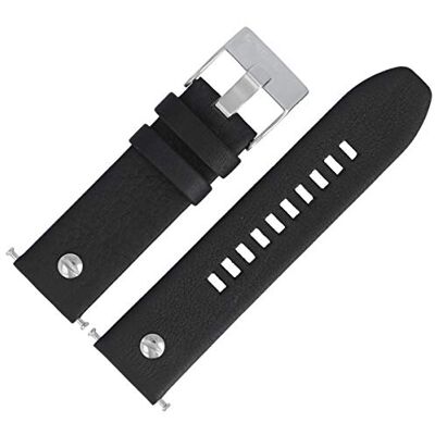 Diesel Bracelet De Montre 24mm Cuir Noir DZ-7256 - Publicité Diesel Bracelet De Montre 24mm Cuir Noir DZ-7256 - Publicité