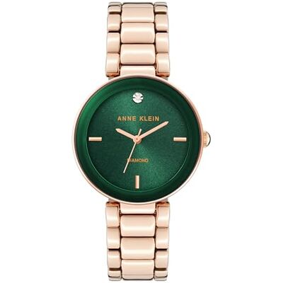 Anne Klein Women's Genuine Diamond Dial Bracelet Watch - Publicité Anne Klein Women's Genuine Diamond Dial Bracelet Watch - Publicité
