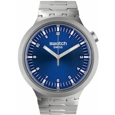 Swatch Montre Big Bold Irony Indigo Hour Acier - Publicité Swatch Montre Big Bold Irony Indigo Hour Acier - Publicité