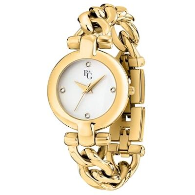 Chronostar Montre femme, temps seulement, analogique, 30 mm, collection BOND, bracelet chaîne - Publicité Chronostar Montre femme, temps seulement, analogique, 30 mm, collection BOND, bracelet chaîne - Publicité