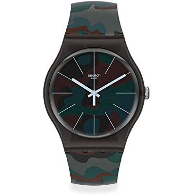 Swatch Orologio Uomo CAMOUCITY Originals New Gent 41mm Summer - Publicité Swatch Orologio Uomo CAMOUCITY Originals New Gent 41mm Summer - Publicité