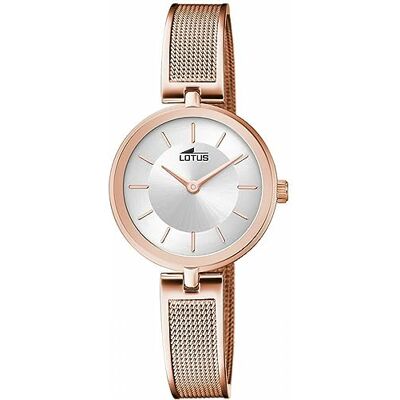 LOTUS Montre Femme Analogique en Acier Inoxydable 316l Doré Mouvement à Quartz, Verre Minéral Haute Résistance, Étanche 5 ATM, Special Prices - Publicité LOTUS Montre Femme Analogique en Acier Inoxydable 316l Doré Mouvement à Quartz, Verre Minéral Haute Résistance, Étanche 5 ATM, Special Prices - Publicité
