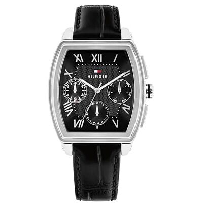 Tommy Hilfiger Montre Analogique Multifunction à Quartz Disponible avec Bracelet en Acier Inoxydable ou Cuir - Publicité Tommy Hilfiger Montre Analogique Multifunction à Quartz Disponible avec Bracelet en Acier Inoxydable ou Cuir - Publicité