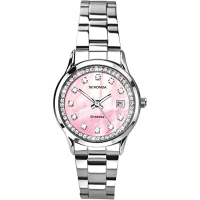 Sekonda Midnight Star Montre Femme avec Cadran Nacre Rose - Publicité Sekonda Midnight Star Montre Femme avec Cadran Nacre Rose - Publicité